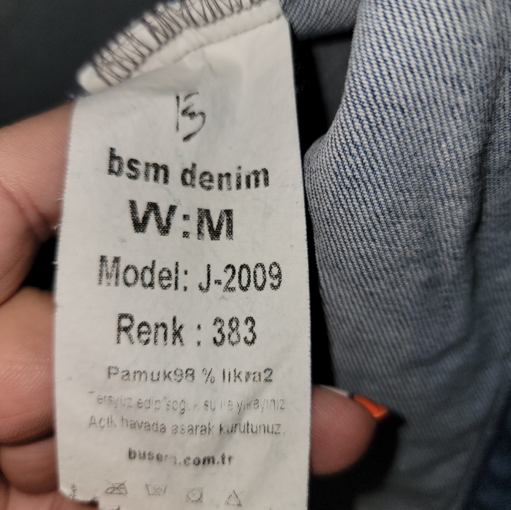 NWT Misses Sz M BSM Denim Jean Jacket - Picture 3 of 8